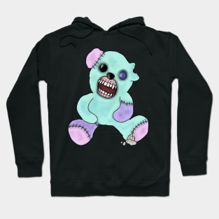 Zombie creepy kawaii teddy bear Hoodie